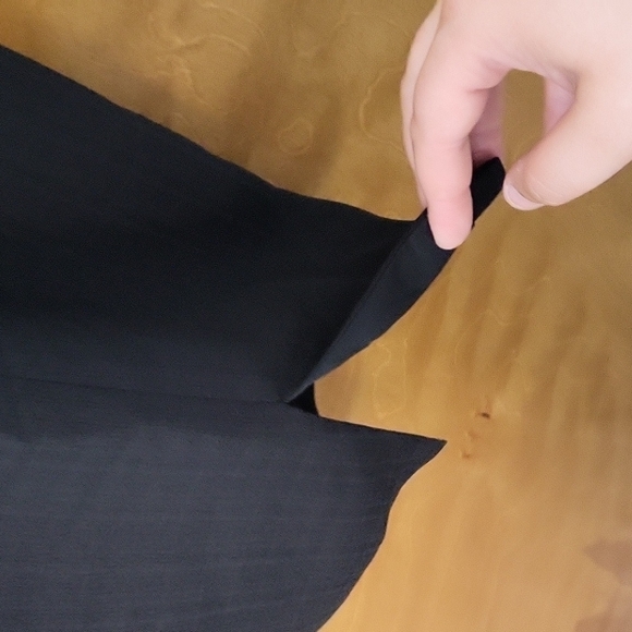 💚HP💚NWT J. ING Lightweight Black Puff Sleeve Mini Dress with Side Zip - Picture 8 of 11